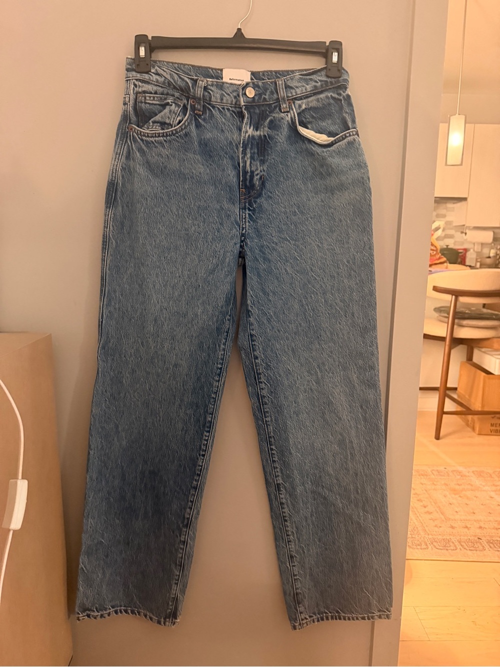 Reformation Va 90s Mid Rise Straight Jeans